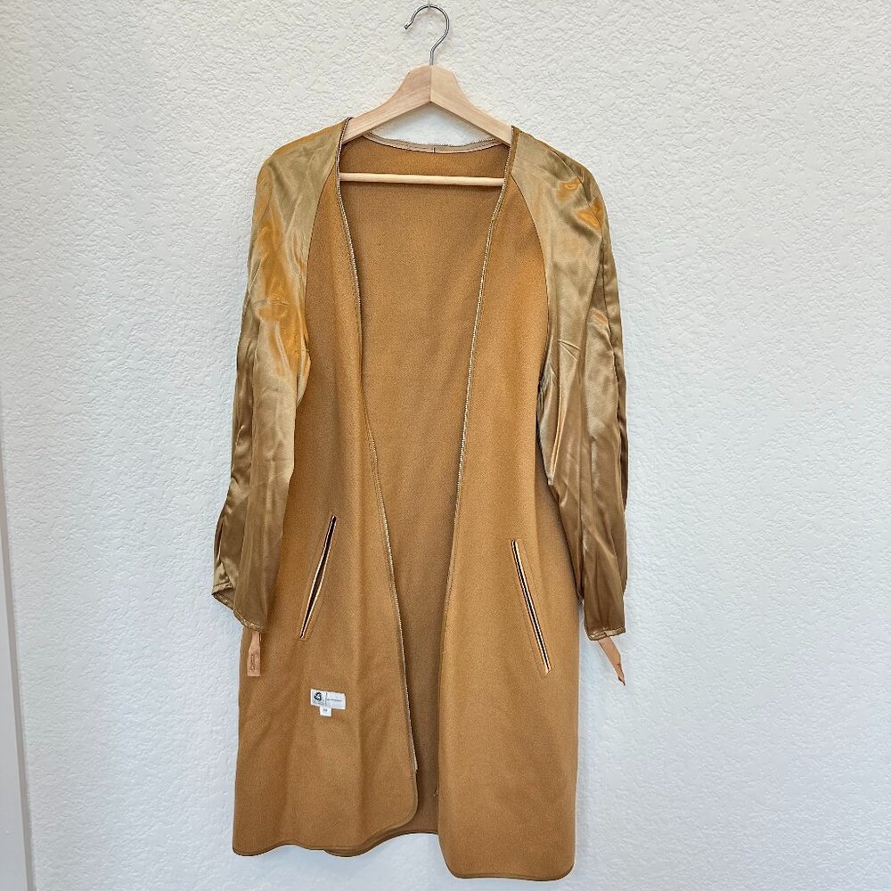 🌟 Brooks Brothers 80% Wool Coat Liner - Gold Color, Sz 38 🌟